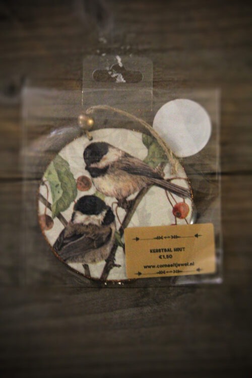 Kerstbal-hanger - Vogels - Kant & Klaar