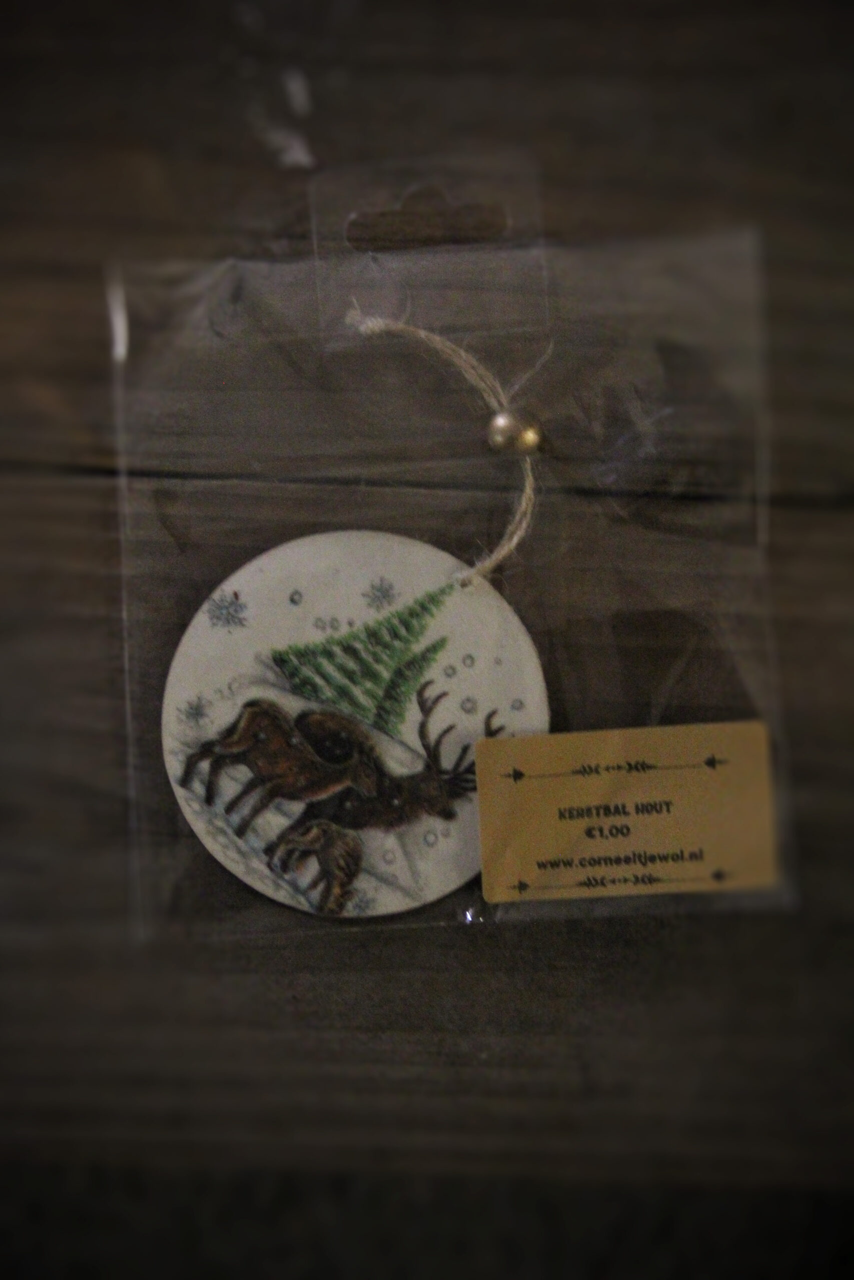 Kerstbal-hanger - Herten - Kant & Klaar