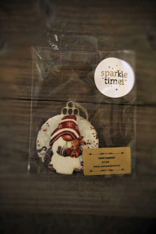 Kerstbal-hanger - Gnome - Kant & Klaar