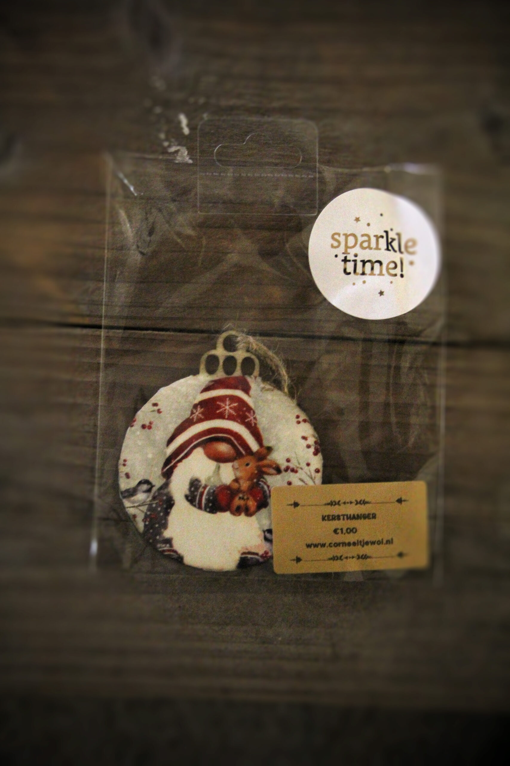 Kerstbal-hanger - Gnome - Kant & Klaar