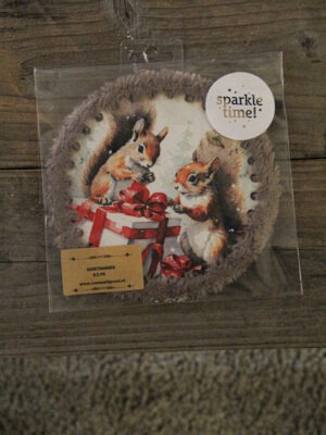 Corneeltje Wol - Kersthanger (rond) Eekhoorn