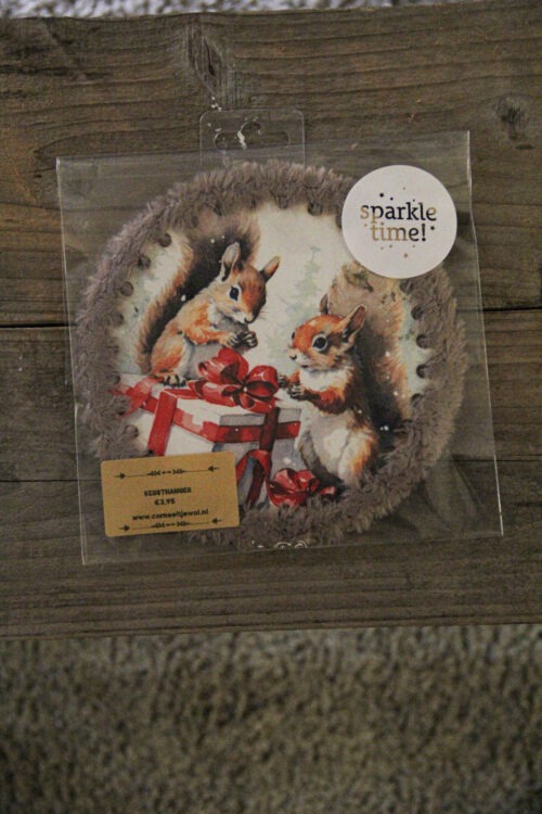 Corneeltje Wol - Kersthanger (rond) Eekhoorn