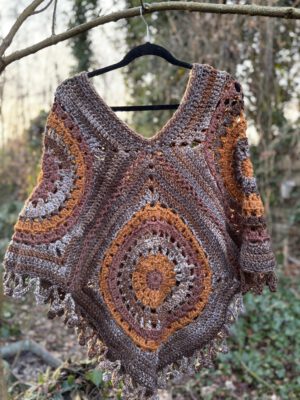 Haakpakket - Circle Cottagespun Poncho