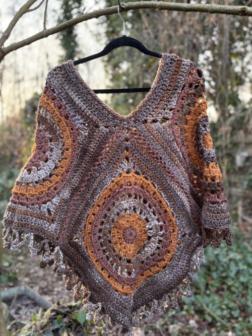 Haakpakket - Circle Cottagespun Poncho