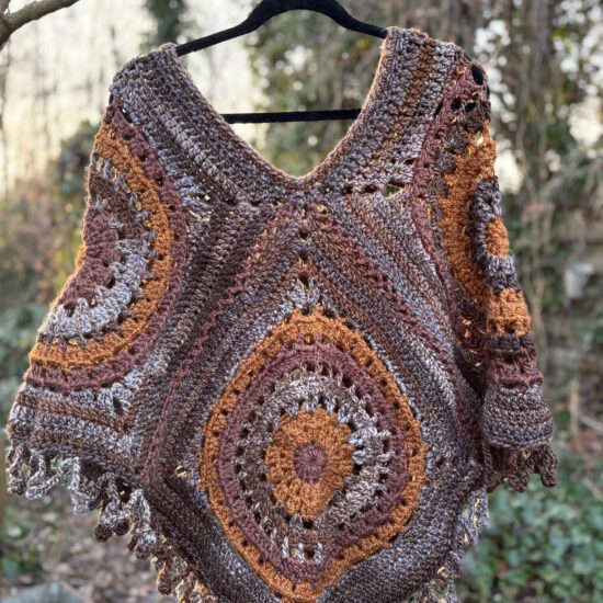 Haakpakket - Circle Cottagespun Poncho