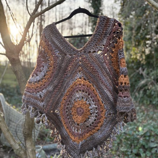 Haakpakket - Circle Cottagespun Poncho