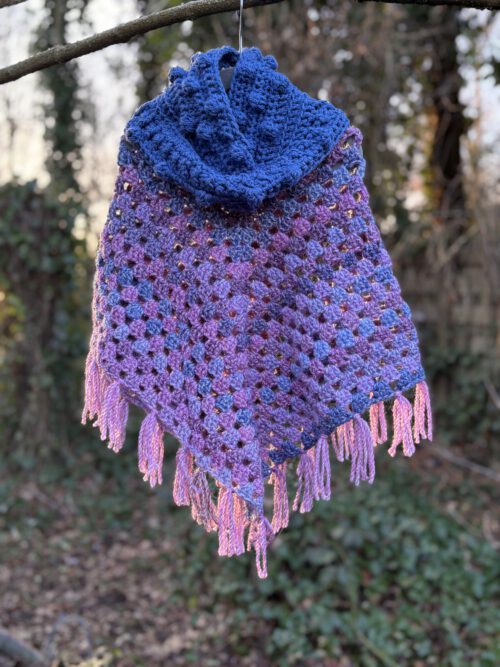 Haakpakket - Kinderponcho granny MC + bonuspatroon Kindercol Nop