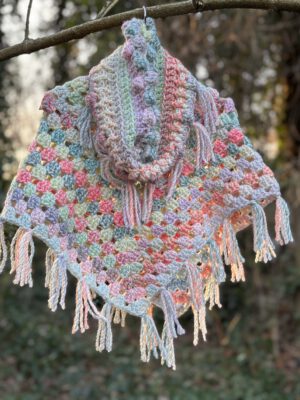 Haakpakket - Kinderponcho granny MC + bonuspatroon Kindercol Nop