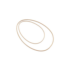Metalen frame Ei 17x25 cm (goud)