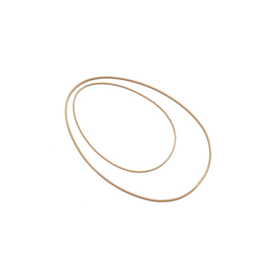 Metalen frame Ei 17x25 cm (goud)