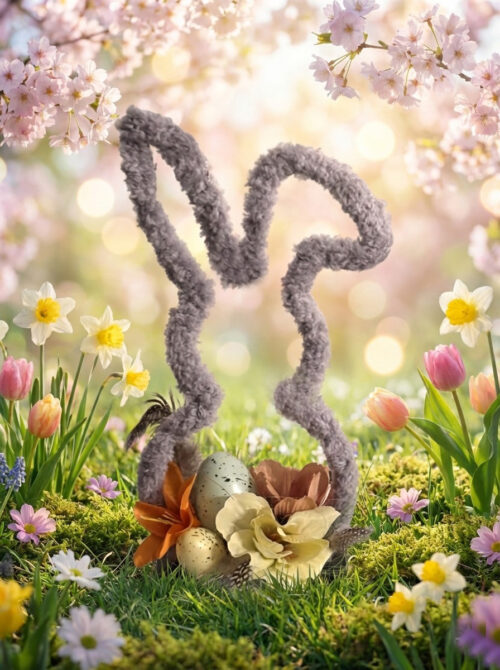 LIMITED EDITION: Haakpakket - Haas met hangoor (grijs)