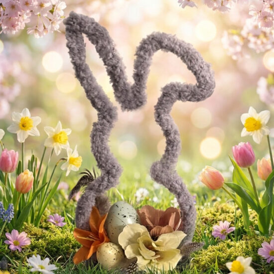 LIMITED EDITION: Haakpakket - Haas met hangoor (grijs)