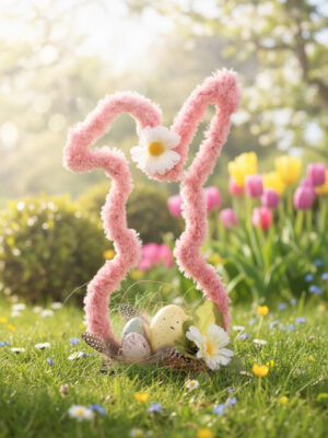 LIMITED EDITION: Haakpakket - Haas met hangoor (roze)