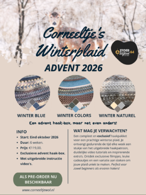 Advent Box - Plaid Winter Blue - Stoer & Stijlvol 64 - De Box