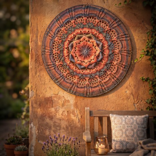 Mandala Shhh DK 02 ∅ 80 cm - Kant & Klaar