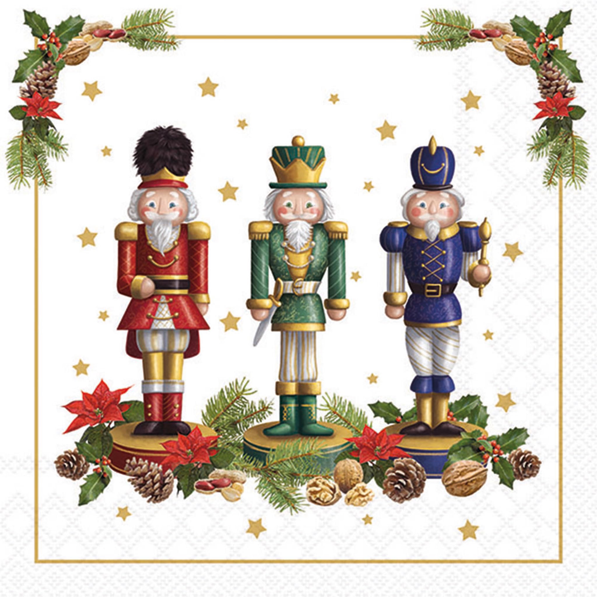 Servet Bearded nutcracker - 33x33 cm