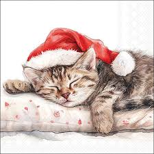 Corneeltje Wol - Servet Dreaming About X-Mas Servet Dreaming About X-Mas- 33x33 cm