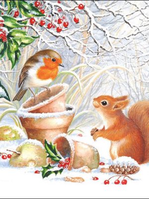 Servet Winter Picture - 33x33 cm