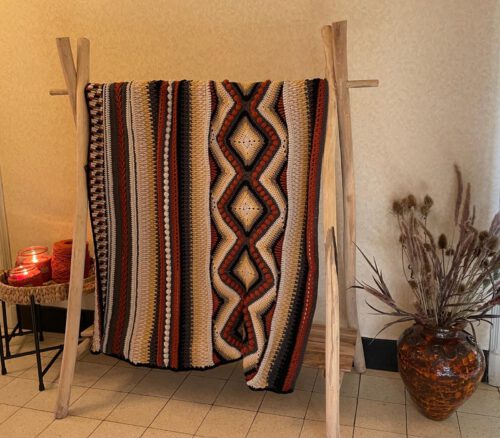 Corneeltje Wol - Plaid Arizona Orange 1 Plaid Arizona Orange - Kant & Klaar