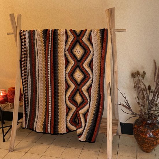 Corneeltje Wol - Plaid Arizona Orange 1 Plaid Arizona Orange - Kant & Klaar