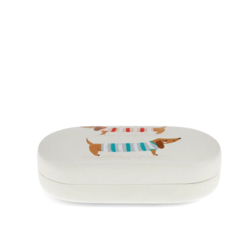 Corneeltje Wol - Brillendoosje met Teckels Brillenkoker met Teckels - Lifestyle Product - Ties de Teckel