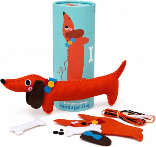 DIY Vilt Knutselkit – Maak je eigen Teckeltje + Bijbehorende Teckeldoos