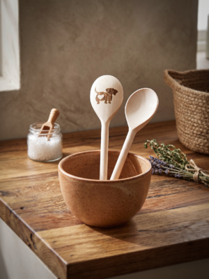 Houten Teckel lepel - Lifestyle product - Ties de Teckel