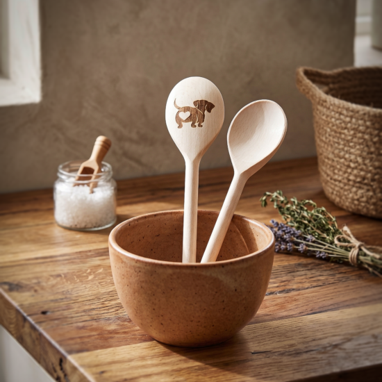 Houten Teckel lepel - Lifestyle product - Ties de Teckel