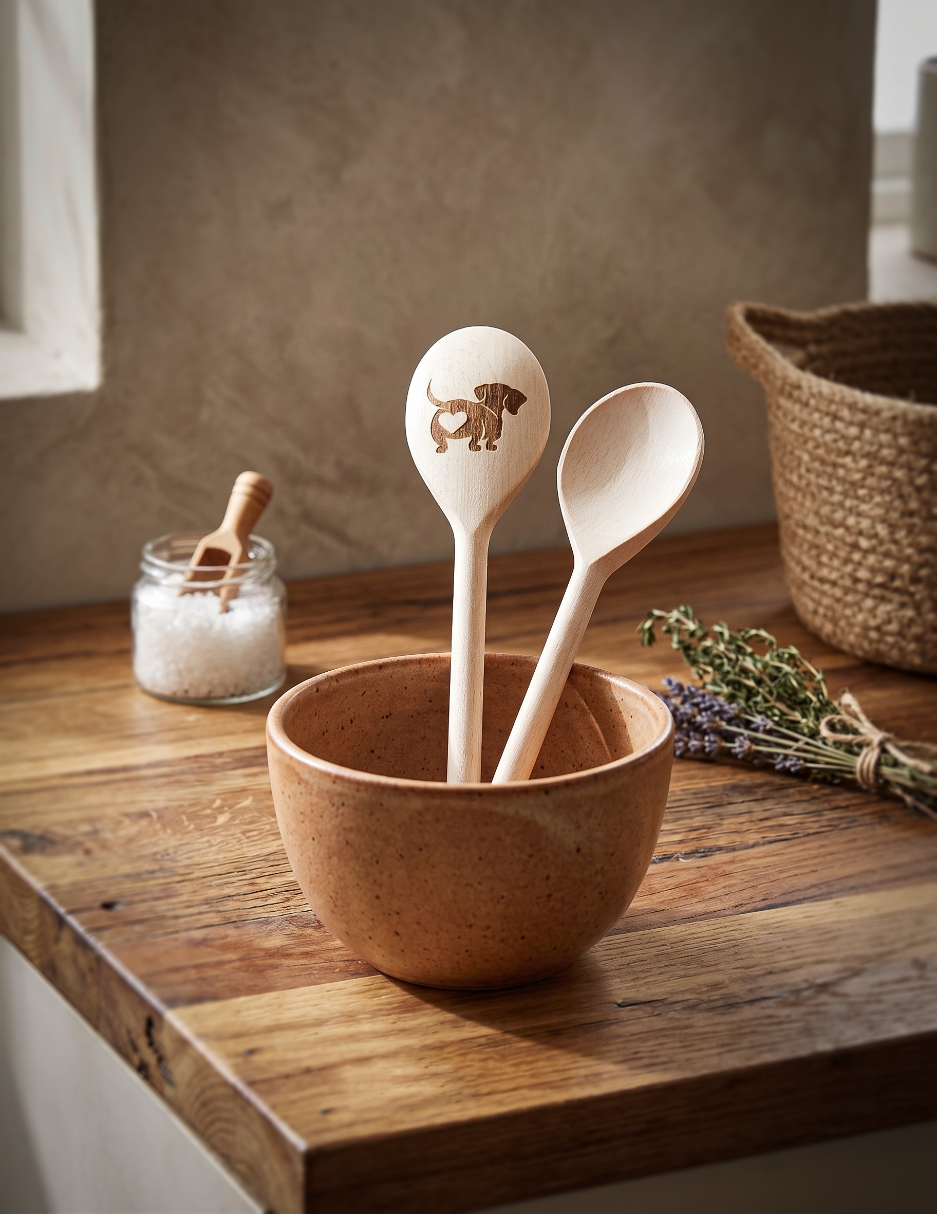 Houten Teckel lepel - Lifestyle product - Ties de Teckel