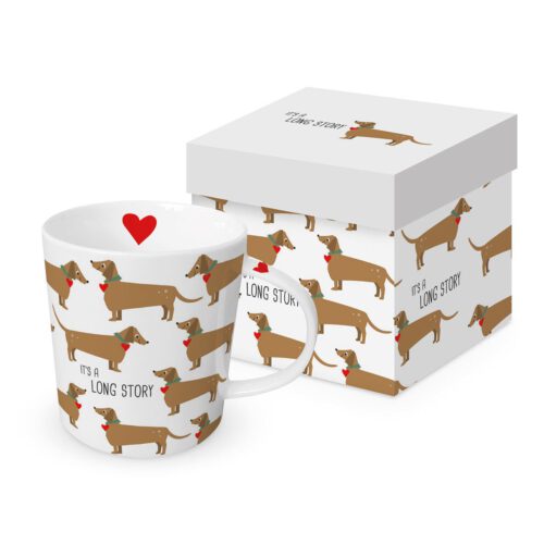 Its a lang story Teckel Mok + Cadeaudoos - Ties de Teckel - Lifestyle Product