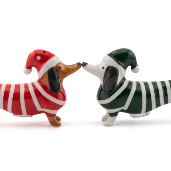 Kerstteckel Peper & Zout stel - Lifestyle Product - Ties de Teckel