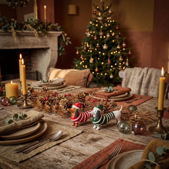 Kerstteckel Peper & Zout stel - Lifestyle Product - Ties de Teckel