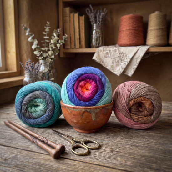 Corneeltje Wol - Marshmallow Pies - sfeerfoto Cygnet Yarns - Marshmallow Pies