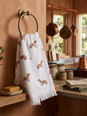Gastendoekje Teckels 3 - Clayre & Eef - Ties de Teckel Lifestyle product