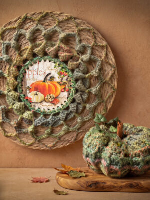 Haakpakket Wanddeco Herfst set - Bonuspatroon Pompoen