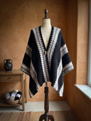 Haakpakket - Omslag/Poncho Antra-Graphite
