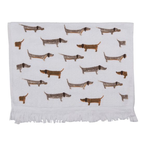 Gastendoekje Teckels 1 - Clayre & Eef - Ties de Teckel Lifestyle product